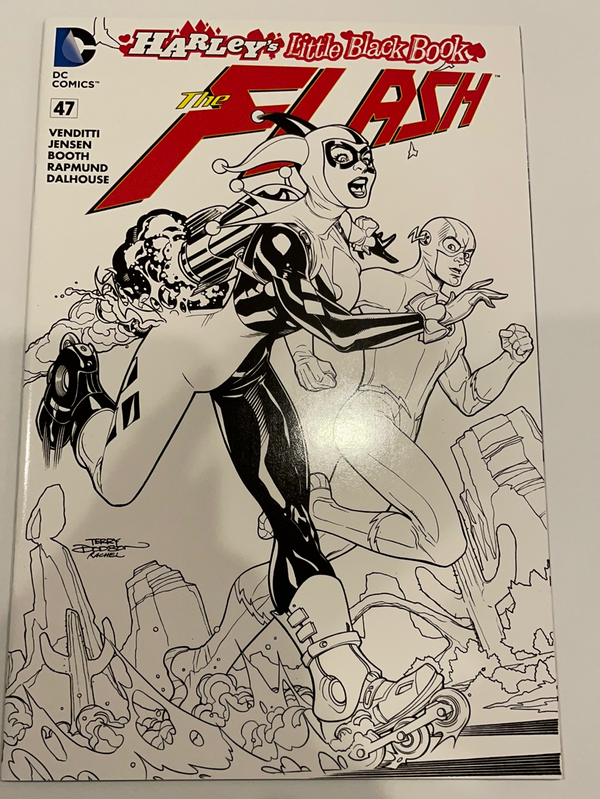 The Flash #47 - Terry Dodson B&W Variant