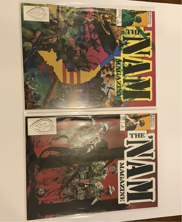 The Nam Magazine Lot #1 3 5 6 7 9 10! Great Condition!