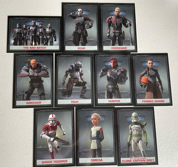 Star Wars TOPPS “Bad Batch” Limited Edition Trading cards - 2500 made!